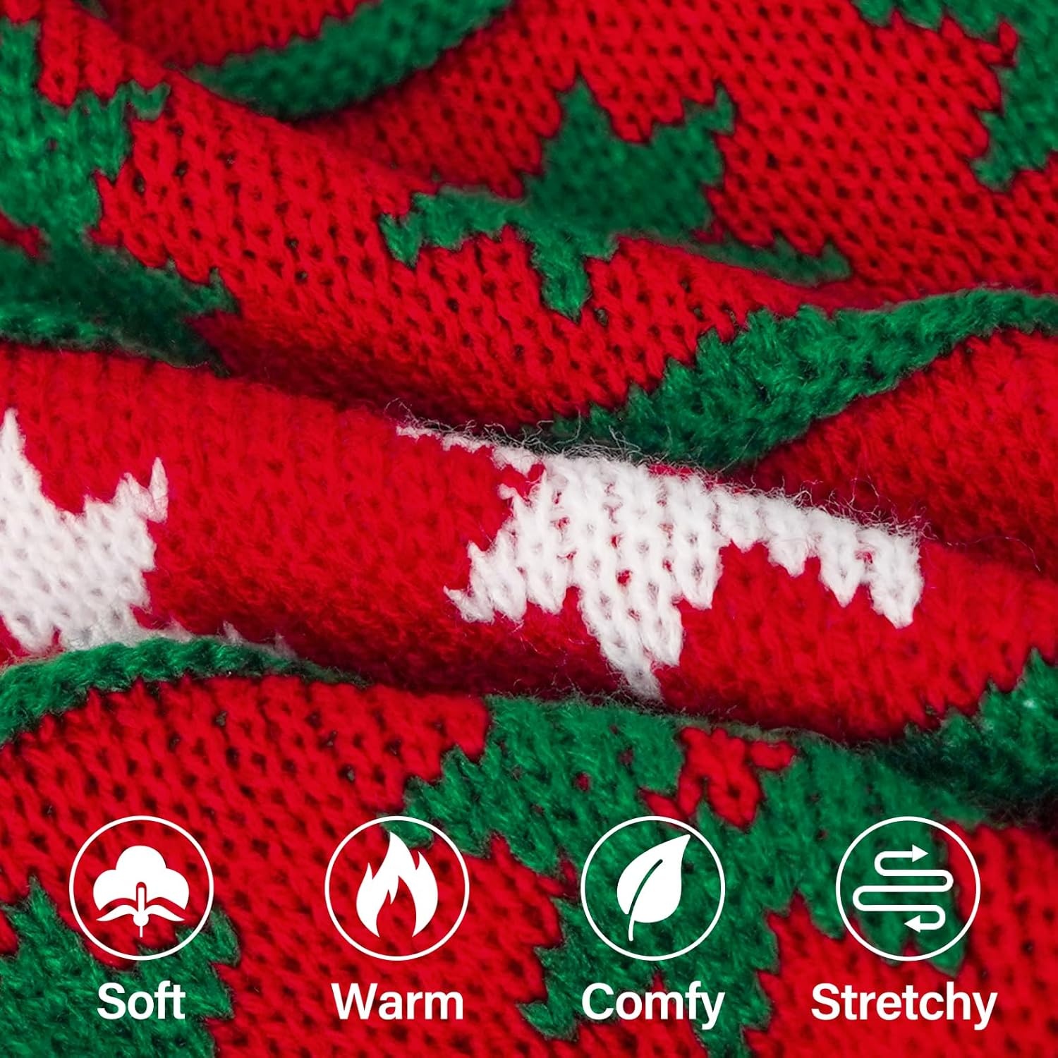 image:imageKYEESE Dog Sweaters with Leash Hole for Small Dogs Turtleneck Dog Sweater Dress for Girl Polka Dot Knit Pullover Doggie Sweater Warm Pet Sweater08 Girl Red
