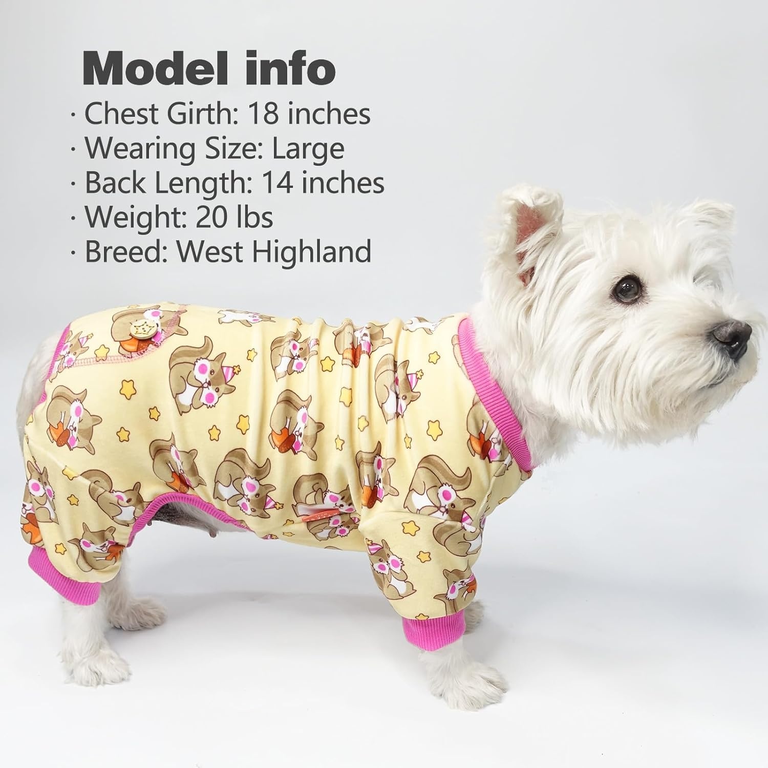 image:imageKYEESE Dog Christmas Pajamas Turtleneck Dog Pajamas for Small Dogs Soft Velvet Holiday Pet Onesie with 4 Legs Lightweight Onesie Cozy Warm Pet Sleepwear Cute Festive Doggie Outfit Medium06 Chipmunk