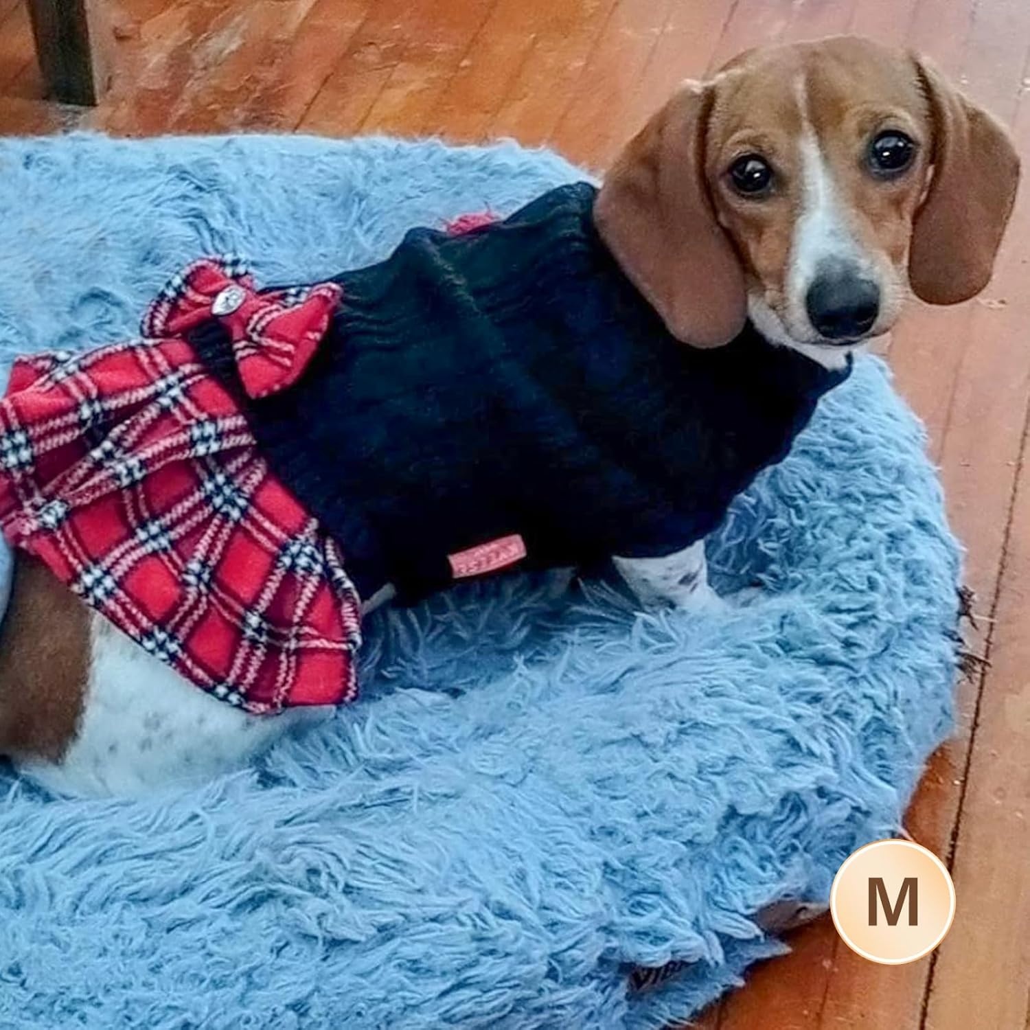 image:imageKYEESE Dog Sweater Thick Dog Sweaters for Small Dogs Male Stretchy Knitwear Pet Sweater Dress Warm Pullover Pet Coats Comfy Dogs Clothes with Bowtie Soft Turtleneck Cat Sweaters Green Medium05 Black