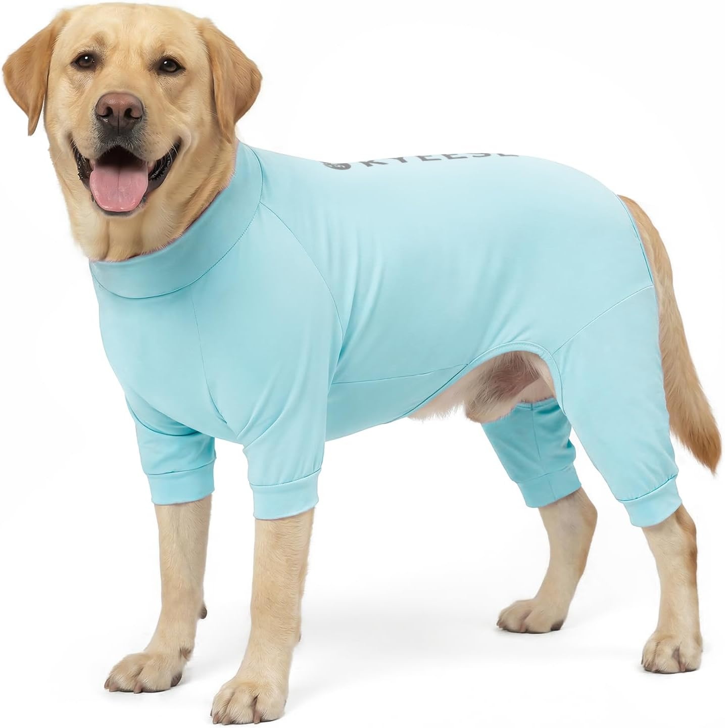 image:imageKYEESE UV Protection Dog Shirt UPF 50 Cooling Summer Jumpsuit for Small Dogs Breathable Reflective Shedding Control Dog Sun Shirts QuickDry Dogs Onesie Pet Clothes Blue LBlue