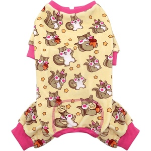 image:imageKYEESE Dog Christmas Pajamas Turtleneck Dog Pajamas for Small Dogs Soft Velvet Holiday Pet Onesie with 4 Legs Lightweight Onesie Cozy Warm Pet Sleepwear Cute Festive Doggie Outfit Medium06 Chipmunk