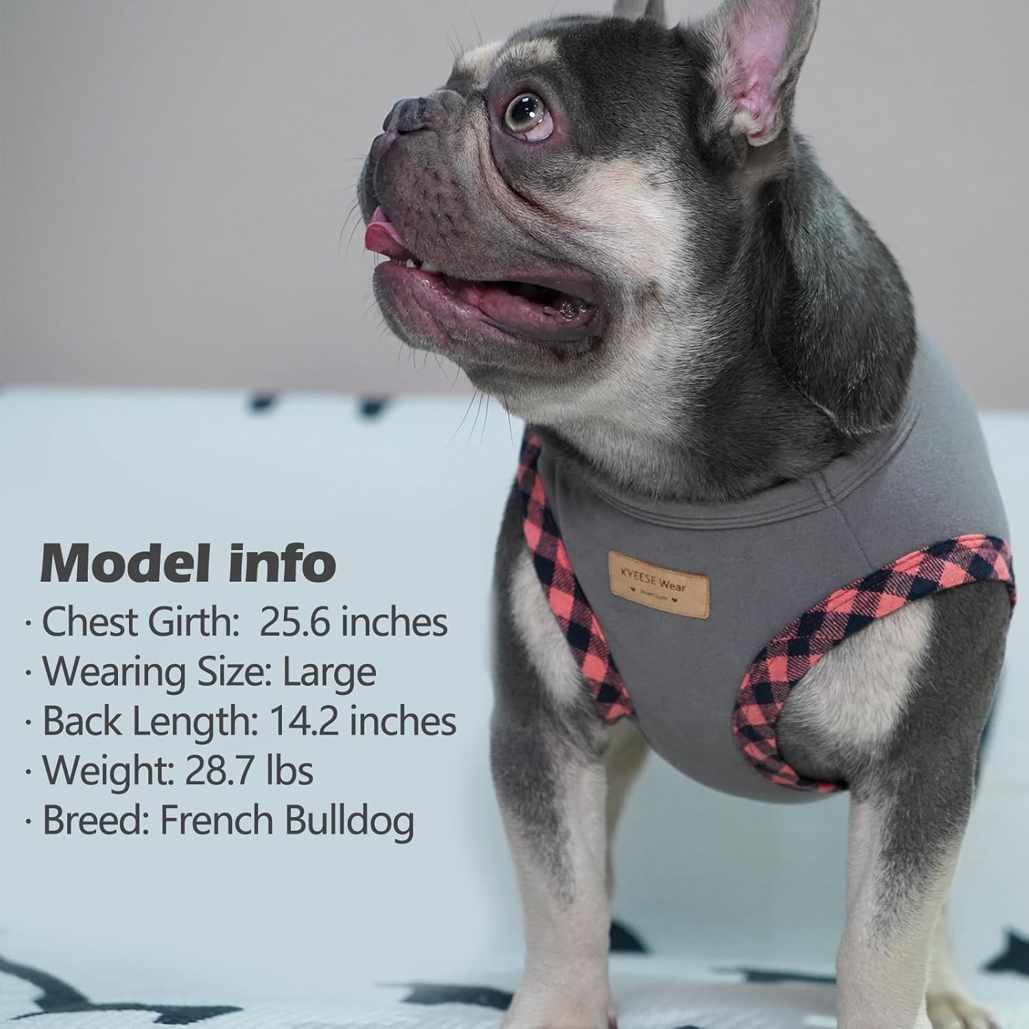 image:imageKYEESE 2Pack Dog Shirt Soft Striped Dogs T Shirts Lightweight Doggie Tank Top Cat Clothes Sleeveless Dog Shirt for Small Dogs Stretchy Pet Vest Pink Medium11 2Pack GreyPink