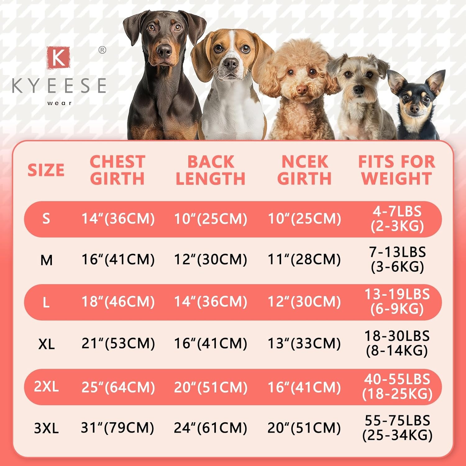 image:imageKYEESE 2Pack Dog Shirt Soft Striped Dogs T Shirts Lightweight Doggie Tank Top Cat Clothes Sleeveless Dog Shirt for Small Dogs Stretchy Pet Vest Pink Medium11 2Pack GreyPink
