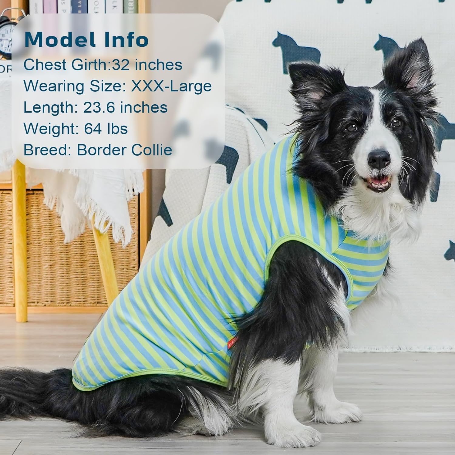 image:imageKYEESE 2Pack Dog Shirt Soft Striped Dogs T Shirts Lightweight Doggie Tank Top Cat Clothes Sleeveless Dog Shirt for Small Dogs Stretchy Pet Vest Pink Medium06 2Pack BlueStriped