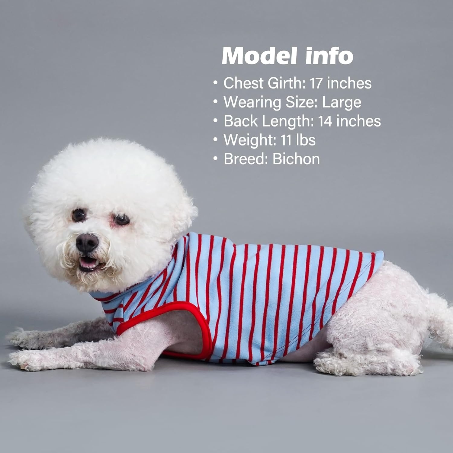 image:imageKYEESE 2Pack Dog Sweater Pullover Pet Sweatshirt Stretchy Dogs Clothes Soft Pets Clothes Warm Doggie Coats Turtleneck Small Pets Sweaters Dog Sweaters for Small Dogs Male7 Stripered