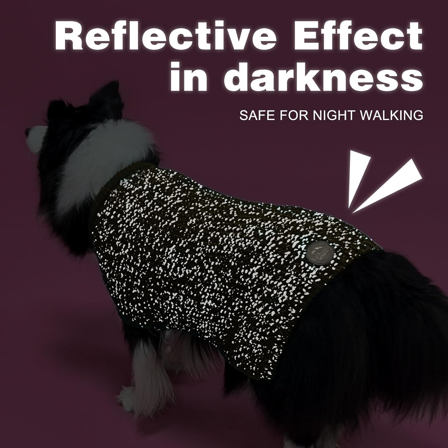 image:imageKYEESE Dog Sweater for Large Dogs with Leash Hole Warm Pullover with Reflective Yarn Male Thick Stretchy Knitwear Winter Soft Pet Coat boy for Cold Weather Comfy Dog SweatersOrange XXLarge2 Khaki