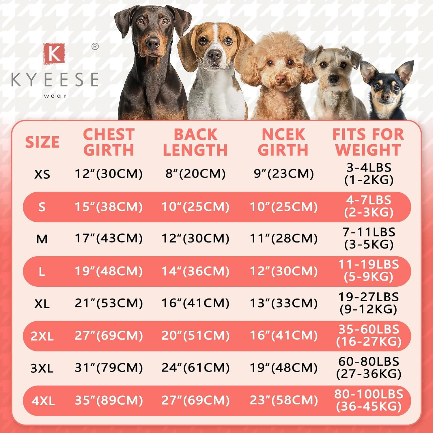 image:imageKYEESE Dog Christmas Sweater with Reindeer Pattern Cozy Holiday Outfit Turtleneck Dog Sweater for Small Dogs with Leash Hole Red Buffalo Plaid Knitwear Soft Warm Festival Dogs Clothes Large3Christmas