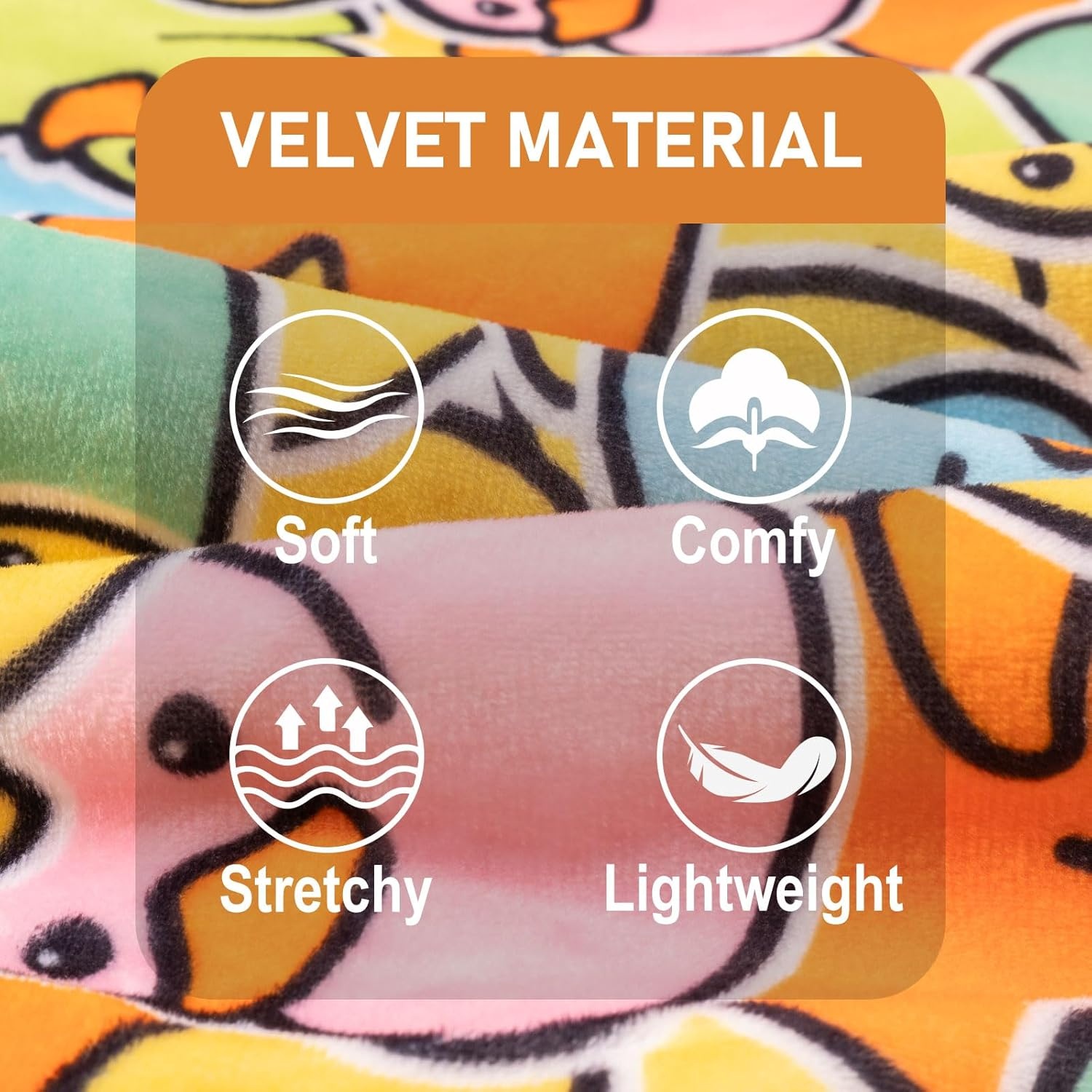 image:imageKYEESE Dog Pajamas Soft Dog Pajamas for Small Dogs Boy Girl Stretchy Dogs Pjs Velvet Pet Jumpsuit Sleepwear Comfy Jammies Lightweight Pet Onesie Outfit Donut M08 Colorful Duck