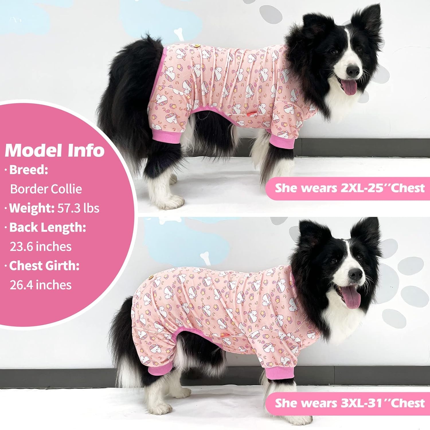 image:imageKYEESE Dog Pajamas Soft Dog Pajamas for Small Dogs Boy Girl Stretchy Dogs Pjs Velvet Pet Jumpsuit Sleepwear Comfy Jammies Lightweight Pet Onesie Outfit Donut M04 Leopard