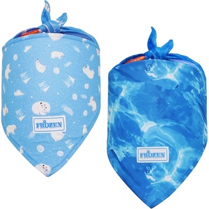 image:imageKYEESE 2Pack Dog Cooling Bandana Breathable Cooling Bandanas for Small Medium Large Dogs Neck Cooler Wraps for Summer Walking Outdoor DuckBluePolar bearIce