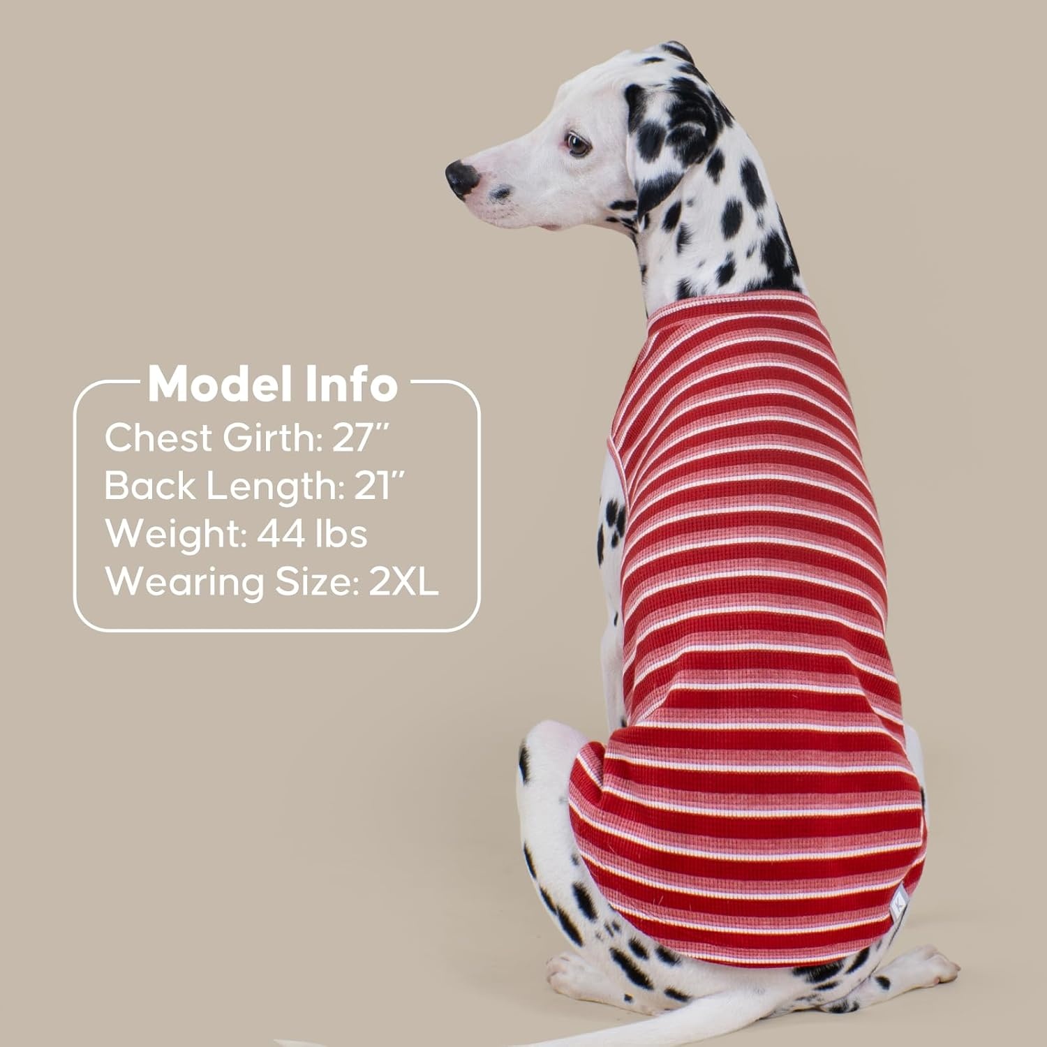 image:imageKYEESE 2Pack Waffle Dog Shirts Lightweight Sleeveless Dog T Shirts for Small Dogs Girl Breathable Pet Vest Comfort Tank Top Soft Dogs Clothes for Daily Wear PinkStriped M05 2PackRedStriped